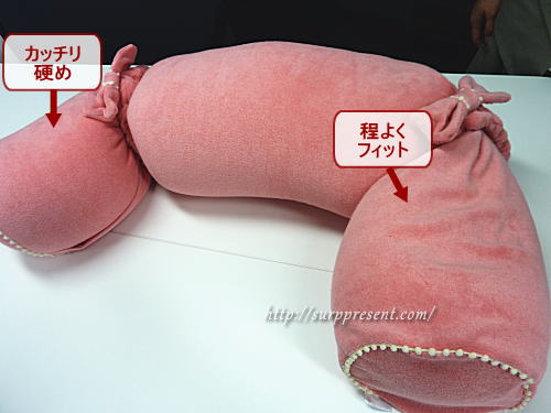 妊婦用抱き枕の感触・フィット感